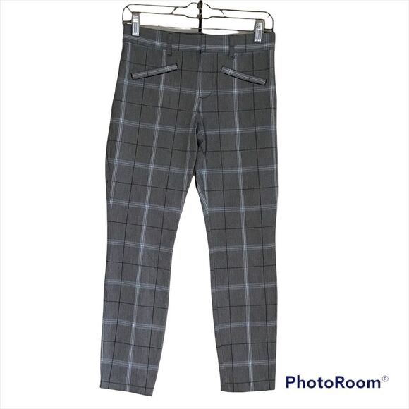 GAP Pants - Gap Plaid Signature Skinny Ankle Pants